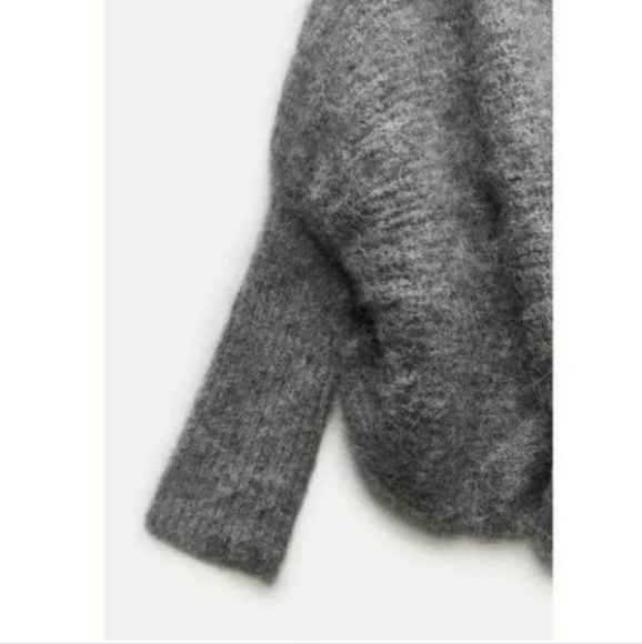 Zara  Knit Sweater Bolero Grey - Picture 13 of 16